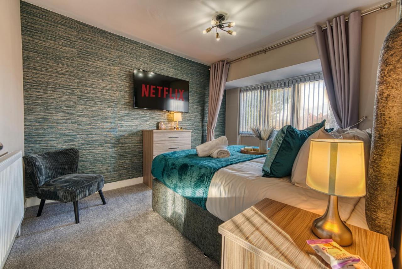 Stylish House - B'Ham Airport And Nec, Jlr Solihull, Business & Leisure Stays - Aspen House Eksteriør bilde